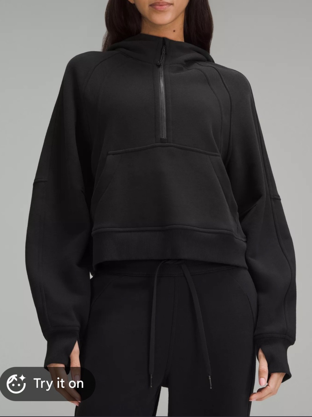 lululemon scuba oversized half zip